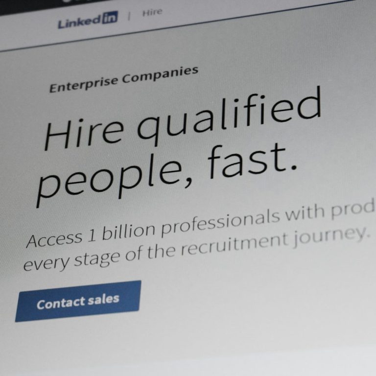 Text on a website offering recruitment services for qualified professionals.